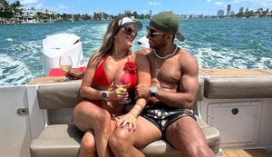 Alejandra Baigorria viajó a Punta Cana con su amorcito Said Palao y allí pasarán su cumpleaños
