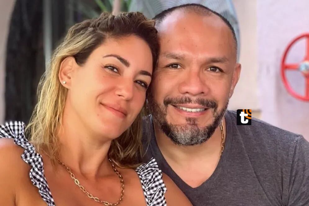 Tilsa Lozano y Jackson Mora cuando eran esposos.