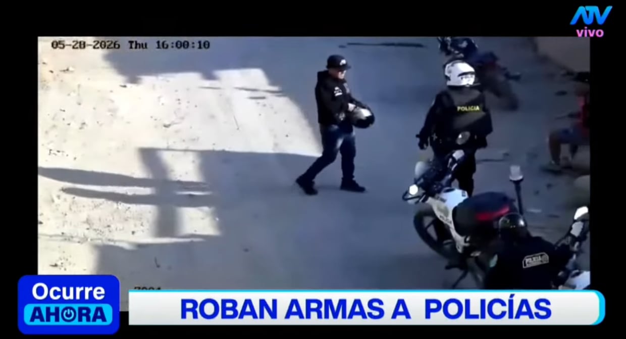 La policía viene realizando un operativo para poder ubicar a los sujetos que se apoderaron de las armas.