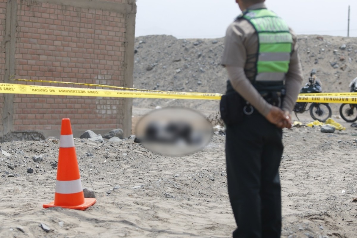 Espeluznante hallazgo en Ancón. (Fotos: Joseph Angeles/ @photo.gec)