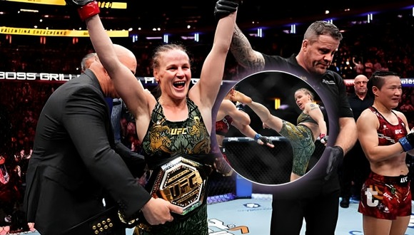 Valentina Shevchenko venció y festejó tras pelea ante china Zhang Weili (Video: UFCEspanol)