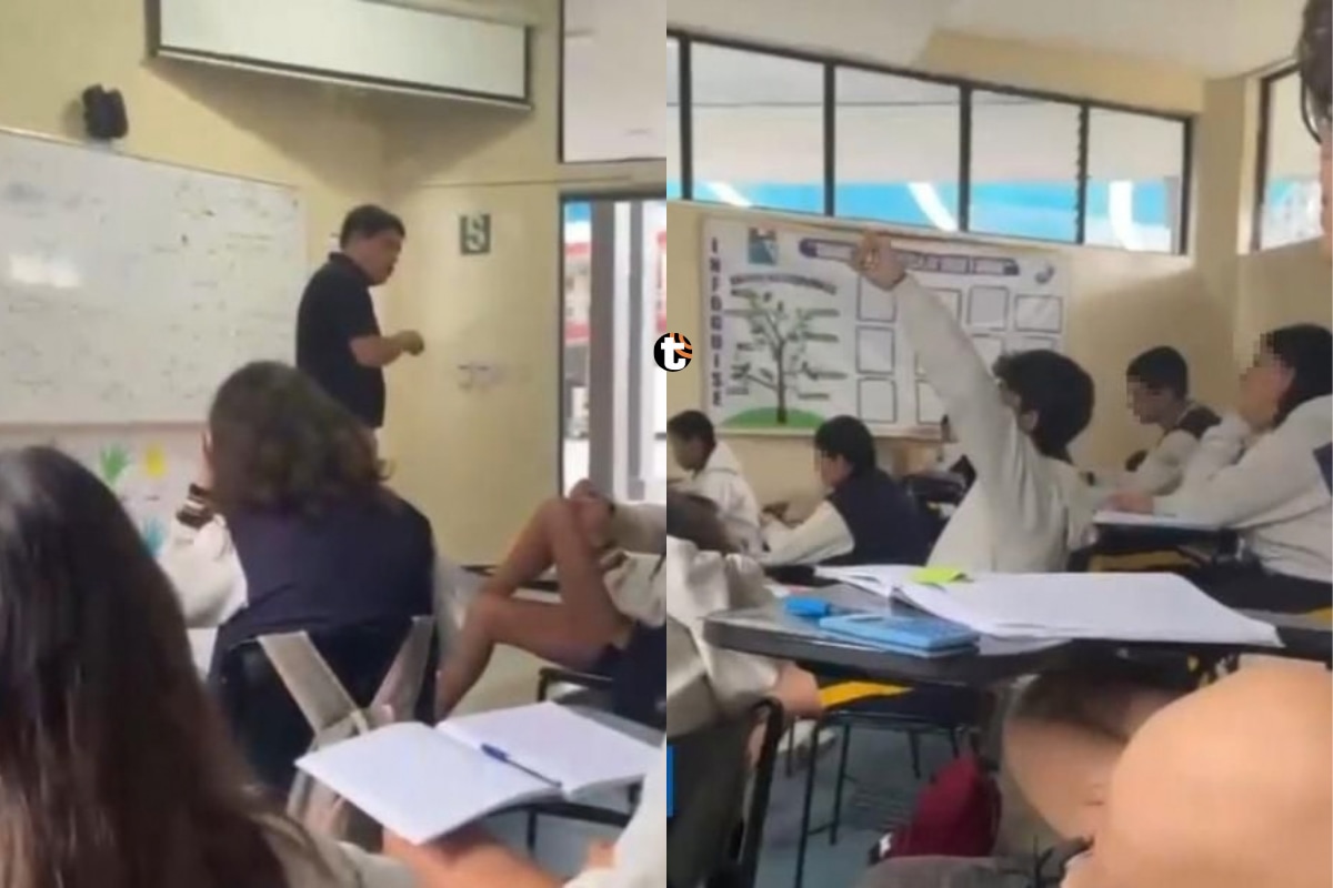 Alumno del Liceo Naval Almirante Guise amenazó de muerte a profesor en 2024. Foto: Captura de video