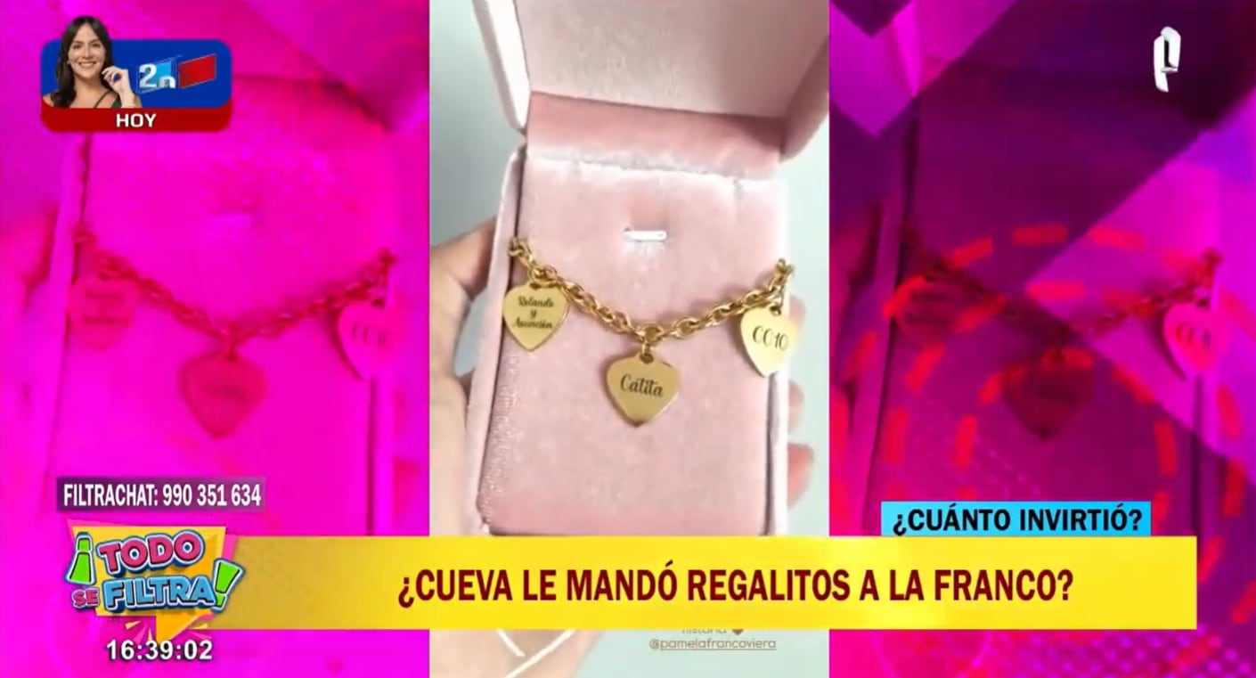 Vendedora dice que pulsera que habría regalado Christian Cueva a Pamela Franco es de acero y no de oro.
