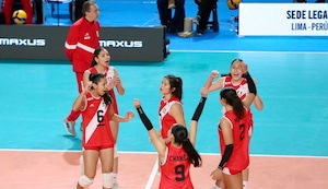 Selección peruana de vóley Sub 17 venció 3-1 a República Dominicana en emocionante encuentro