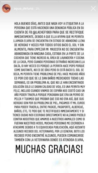 Blanca Rodríguez niega maltrato animal contra su perrita Elvira | TROME