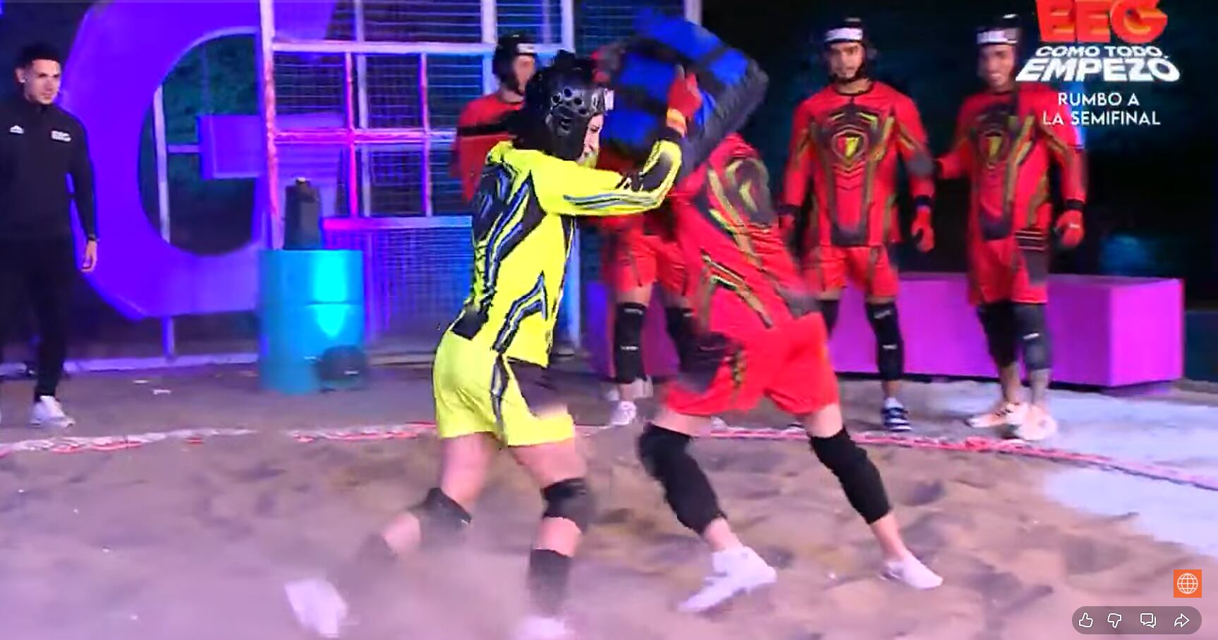 Tiktokers tuvieron un frente enfrentamiento en 'EEG'. (Foto: América)