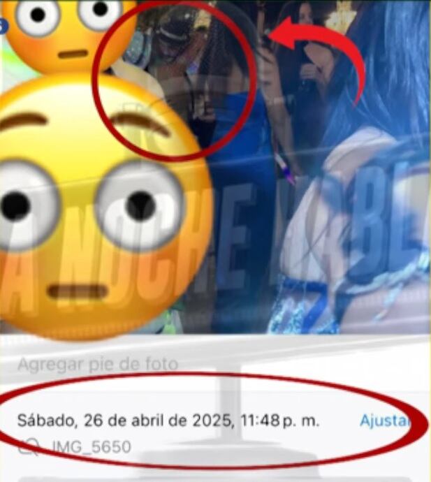 Imagen fue captada el 26 de abril de este 2025. (Captura La Noche Habla)