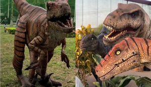 Halloween: Dinosaurios gigantes llegan con juegos y shows en vivo