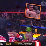 Noquean a Nicola Porcella en el boxeo de celebridades Ring Royale en México | VIDEO