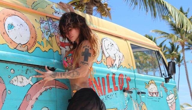 Angie Jibaja y sus fotos más sensuales. Foto: Instagram angiejibajacl