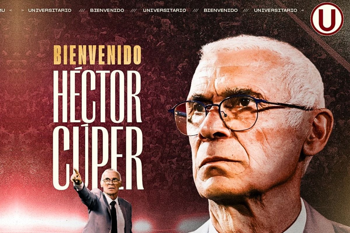 Universitario hizo oficial llegada de Héctor Cúper a la Liga1 (Foto: @Universitario)