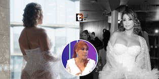 Magaly Medina cuestiona el look de Karla Tarazona en su boda.