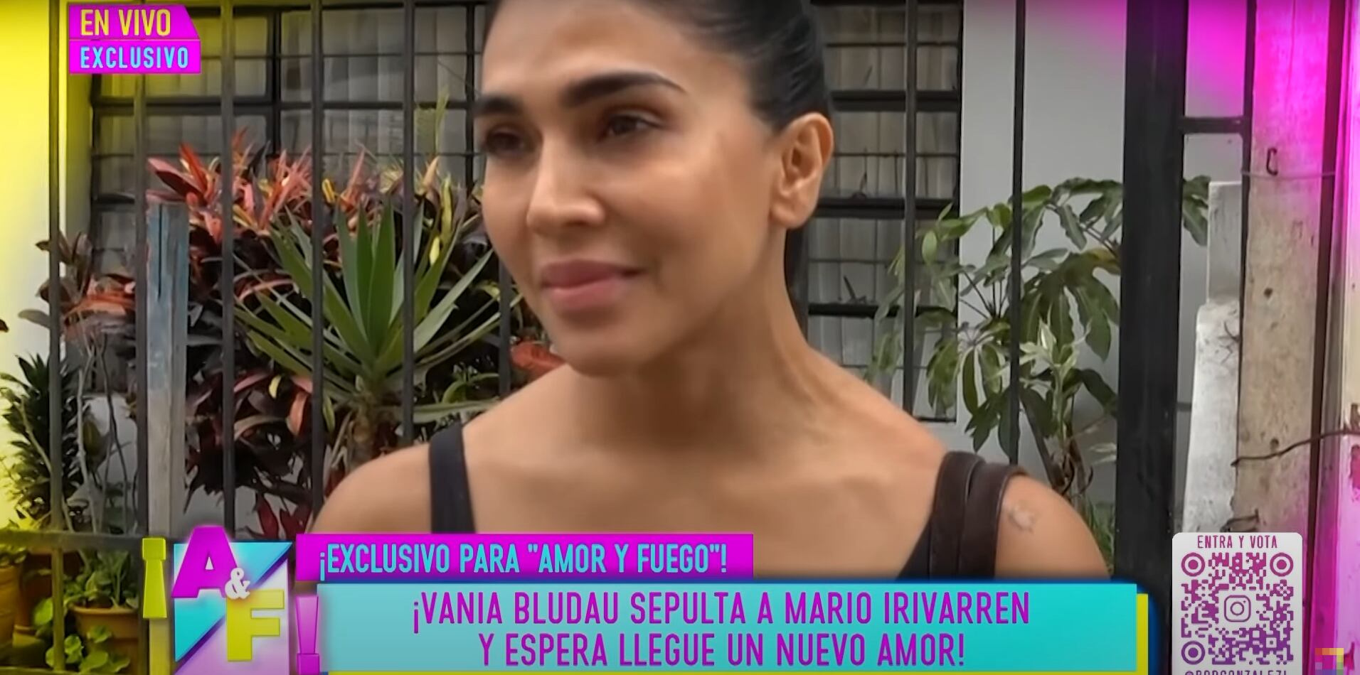 Modelo prefiere no opinar de su expareja Mario Irivarren. (Fuente: Amor y Fuego)