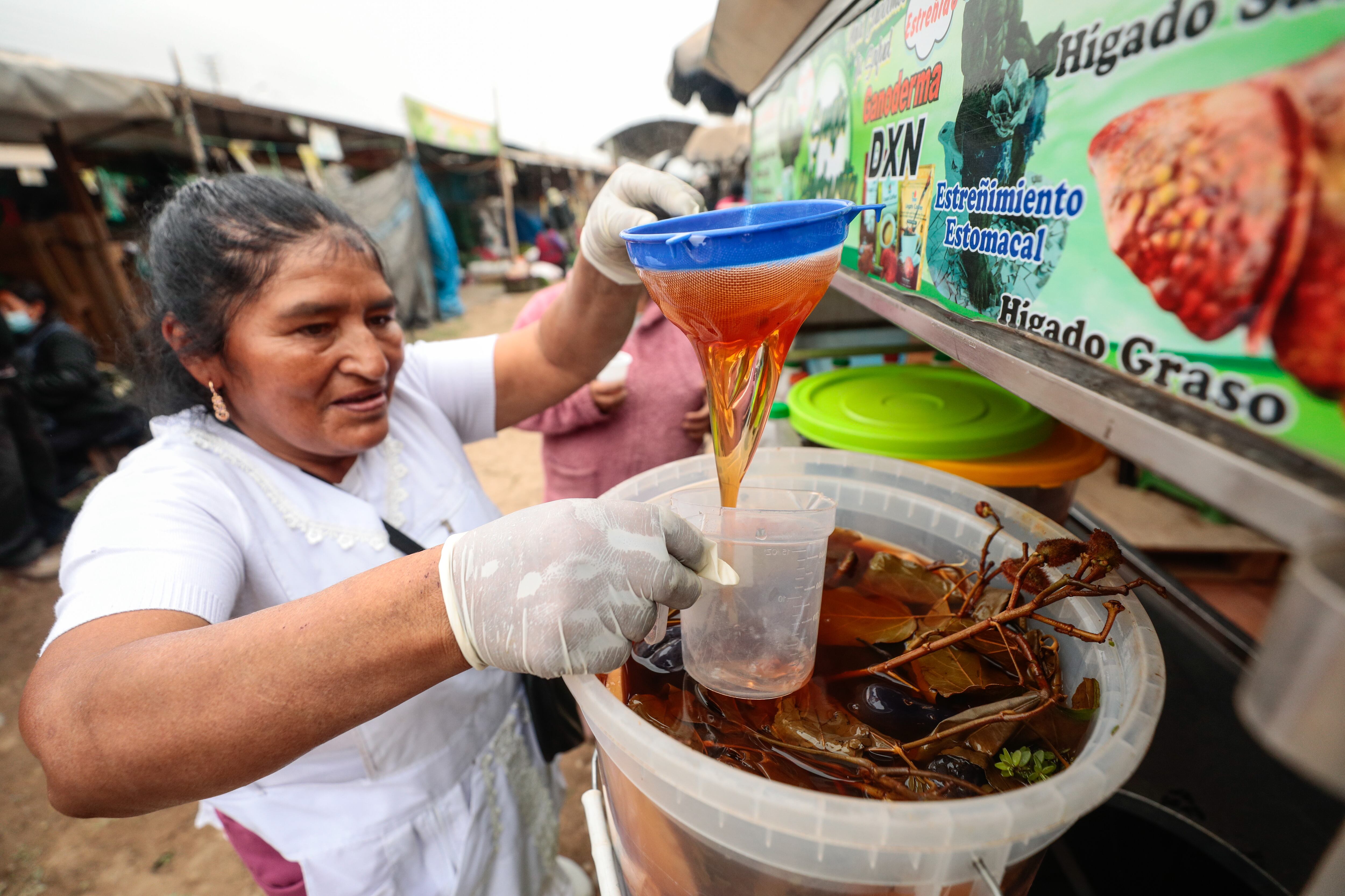 Se hizo conocida por su preparado Anti-Covid que te ponía como nuevo.