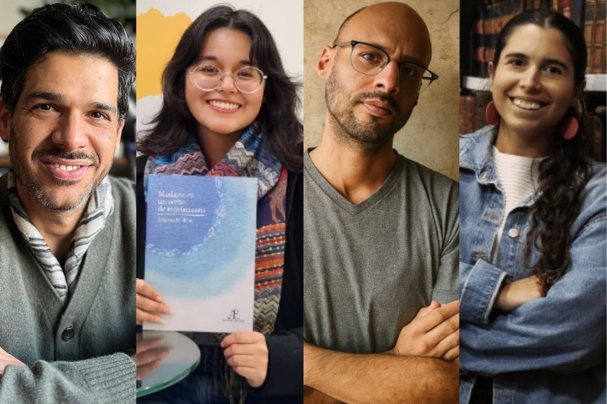 De izquierda a derecha: Ezio Neyra, Adriana Maza Ríos, César Torres Aguirre y María José Arguedas.