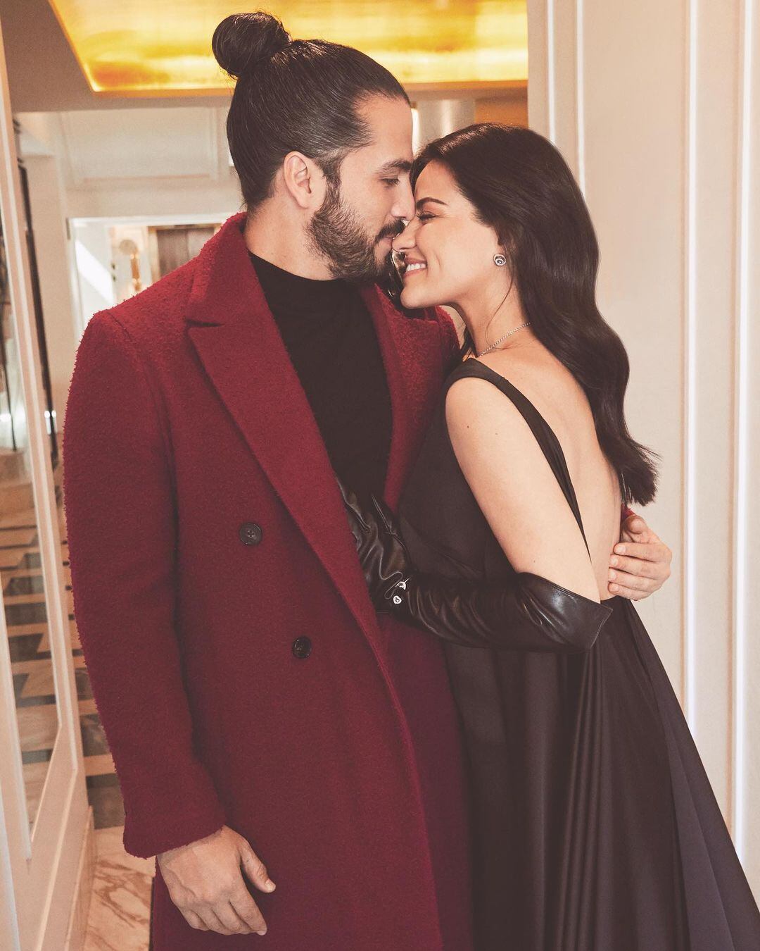 Maite Perroni contenta junto a Andrés Tovar. (Foto Maité Perroni / Instagram)
