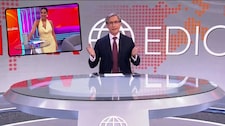Federico Salazar bromea: “Al fin solos, Valeria”