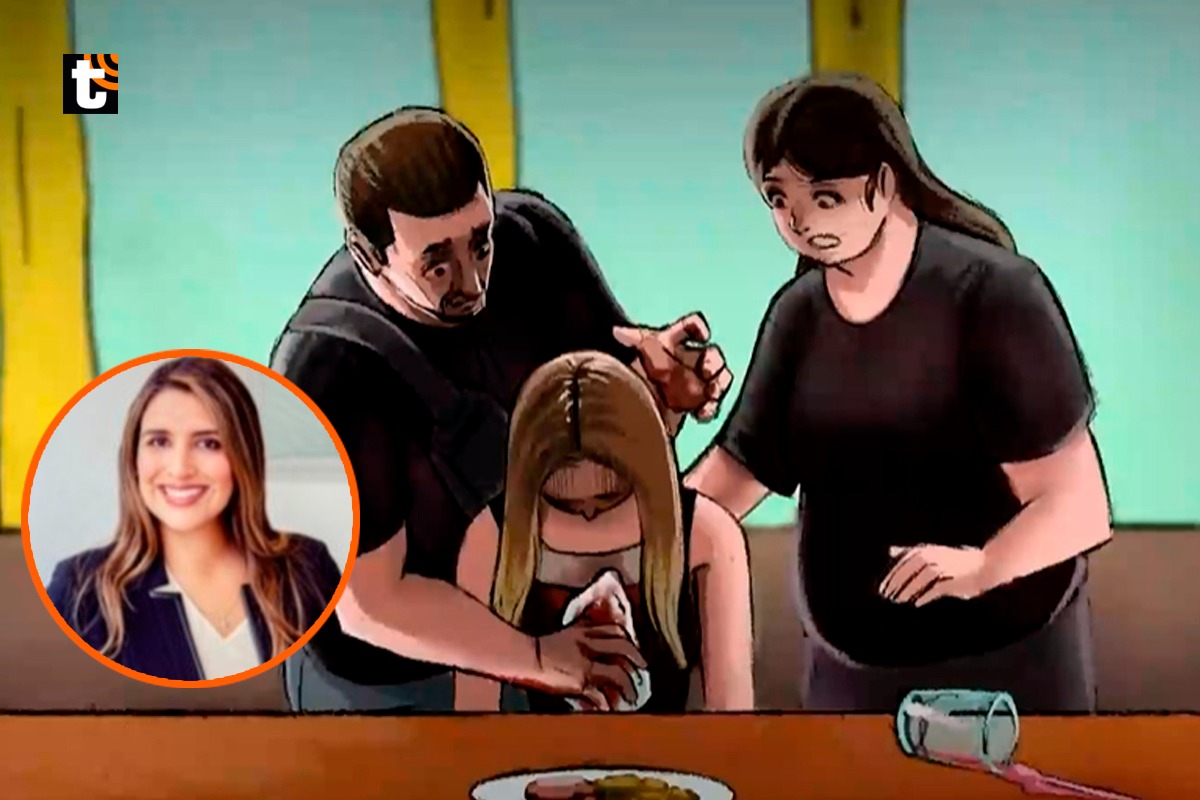 Rosa Benavides falleció en el acto. Foto: Recreación Cuarto Poder.