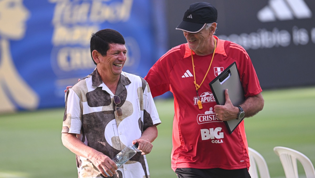 Fossati y Lozano en sus últimas imágenes en Videna (Foto: GEC)