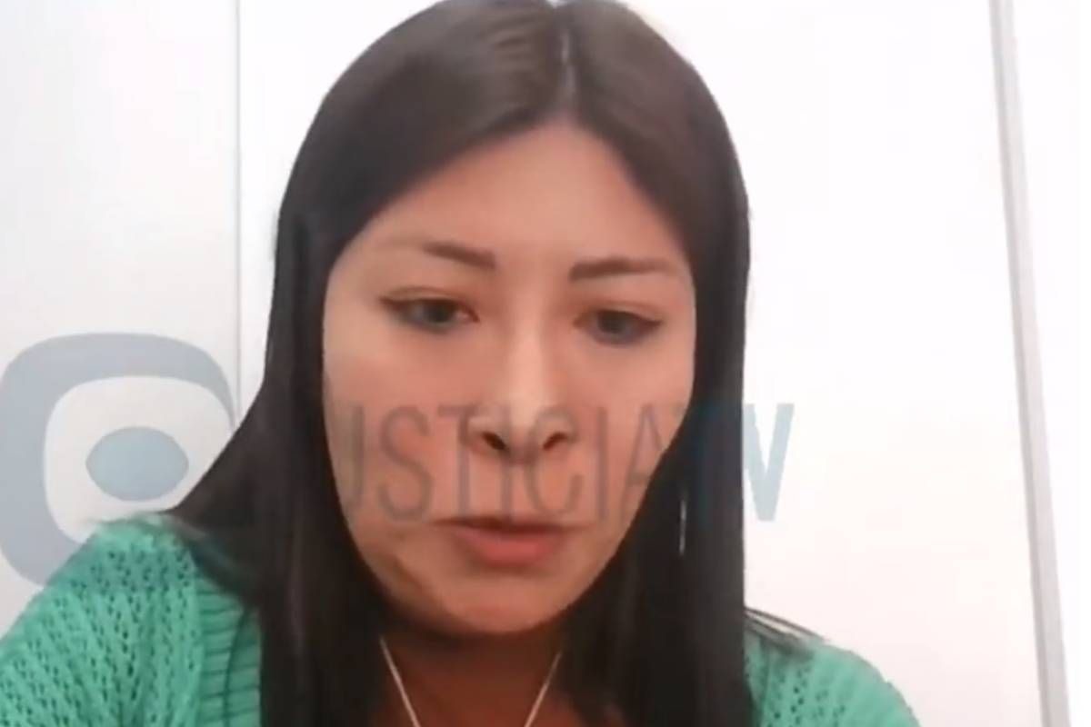 Expresidenta del Consejo de Ministros Betssy Chávez llora audiencia. (Captura TV)