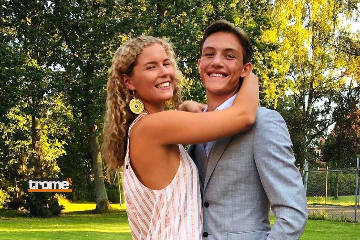 Oliver Sonne junto a su novia danesa isabella Taulund (Foto: @oliiversone)