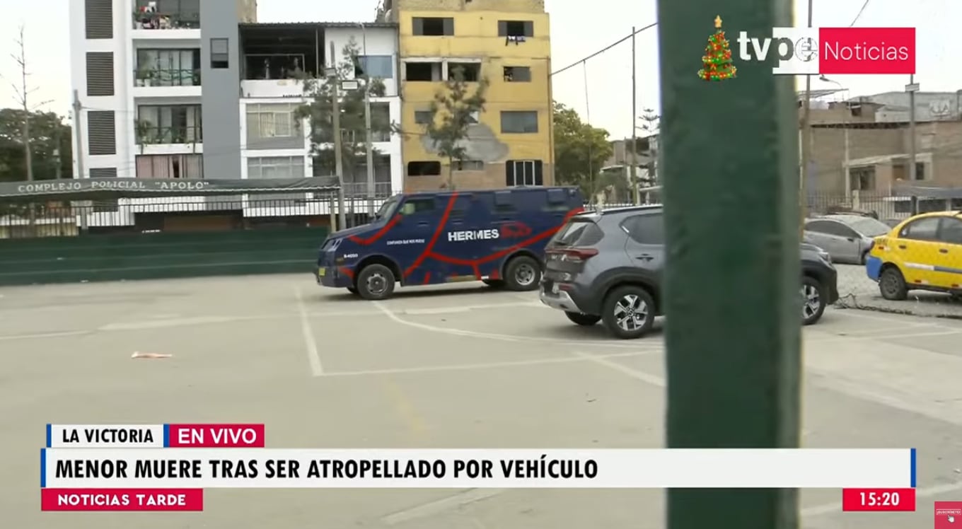 Intervenido quedó el camión de caudales, luego de que su chofer atropellara y terminara con la vida de un niño de dos años.