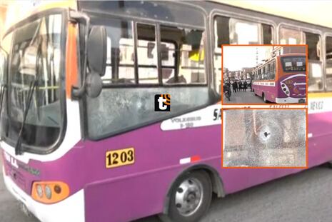 ¡Atacan a chofer en SMP! Sicarios se graban disparando contra bus de la empresa San Germán