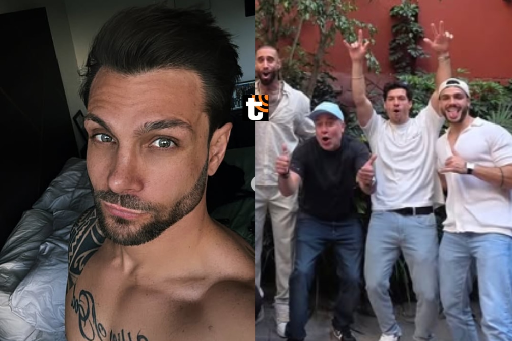 En la fiesta de fin de año de Pro TV estuvieron Nicola Porcella y Mathías Brivio.