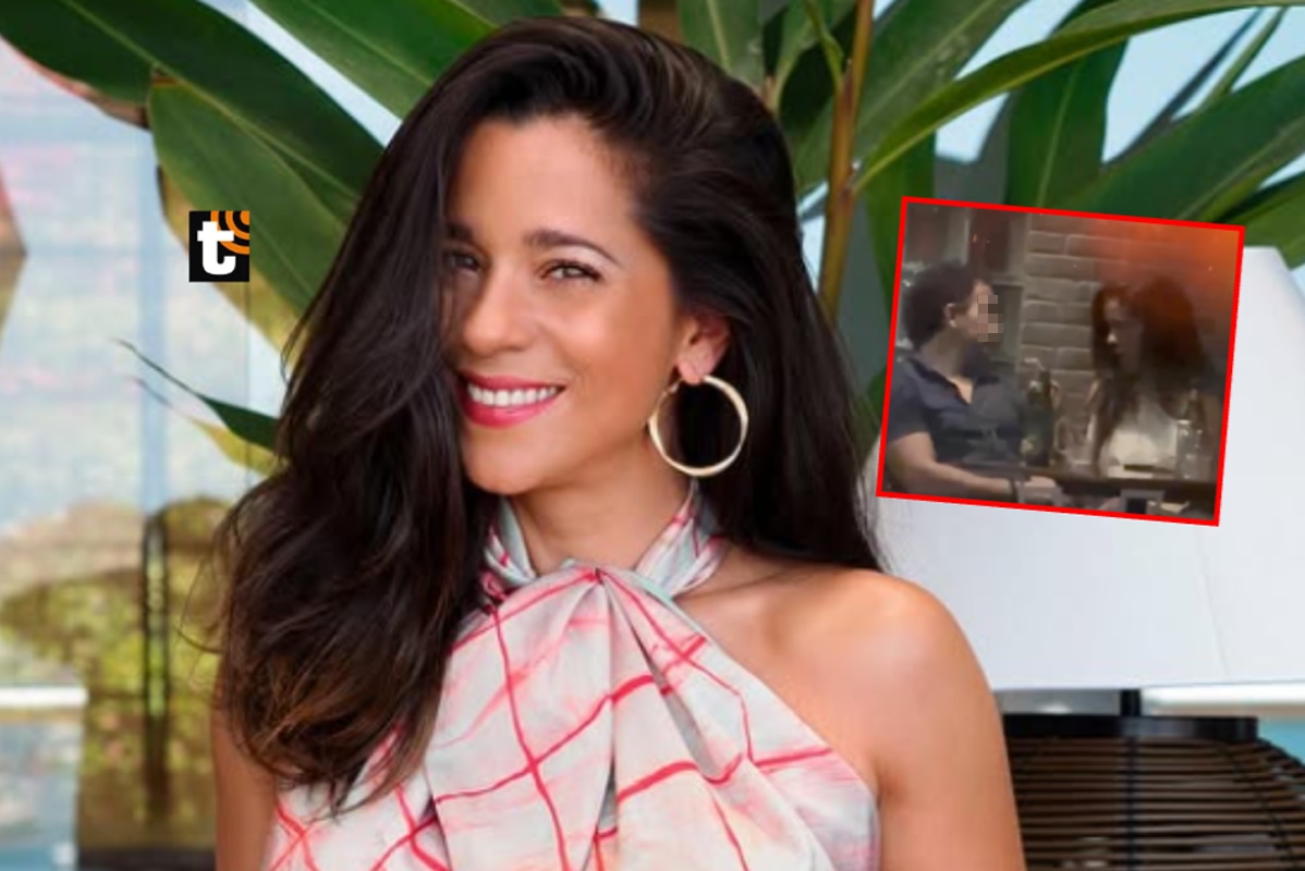 'Amor y Fuego' capta a Vanessa Terkes con presunto galán y ¿discutiendo?.