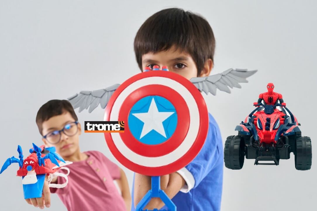 Hay diversidad de juguetes. Además de pensar en algo para divertirlos, procure involucrarse en el juego de sus niños. (Isabel Medina / Disney / Metro / Compos. Trome).