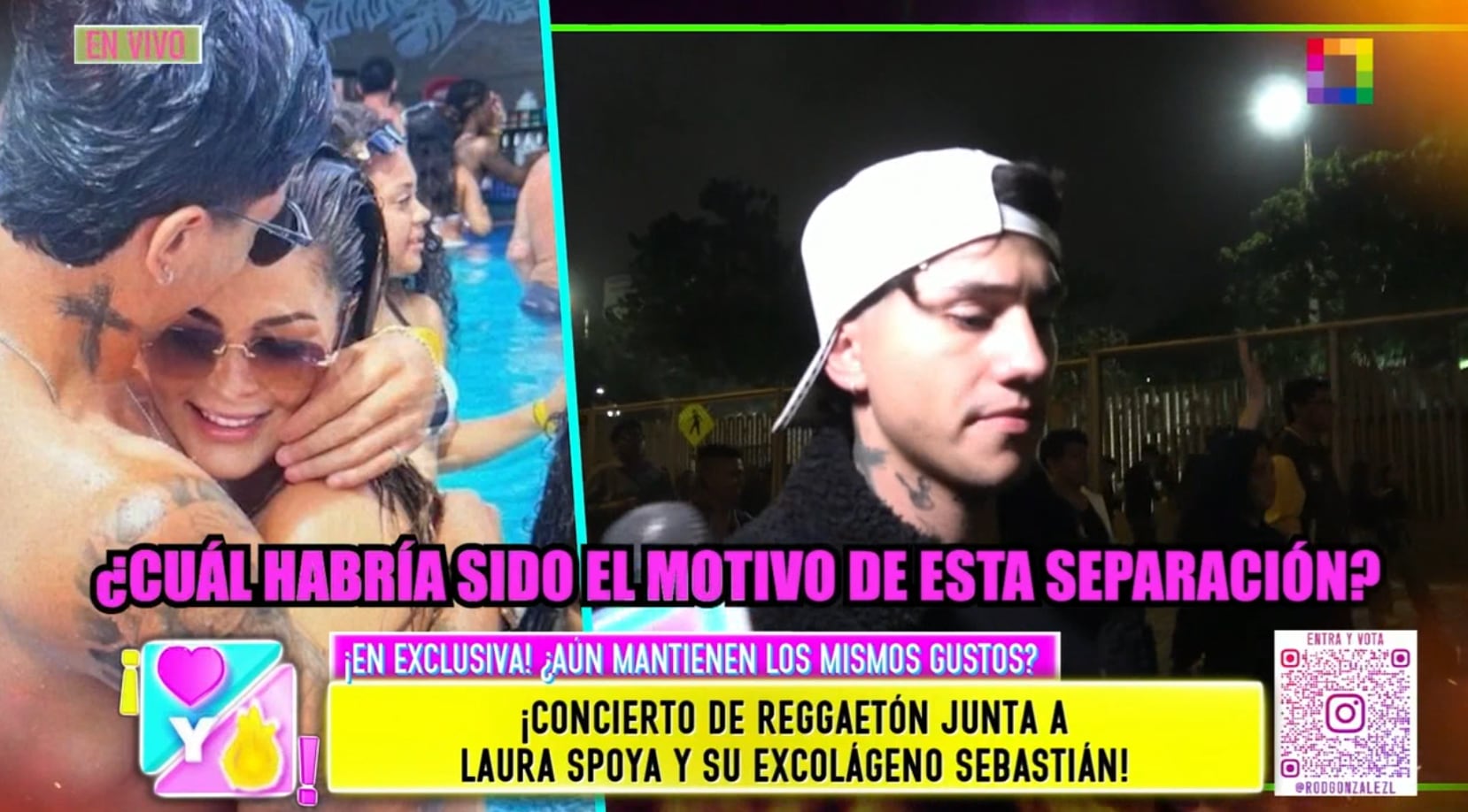 Sebastián Gálvez no explica el motivo de la ruptura con Laura Spoya.