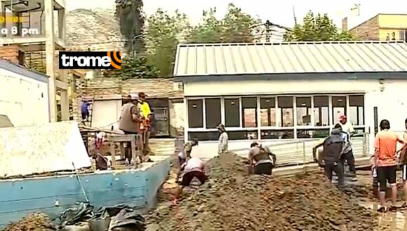 Colegio colapsa en Chaclacayo