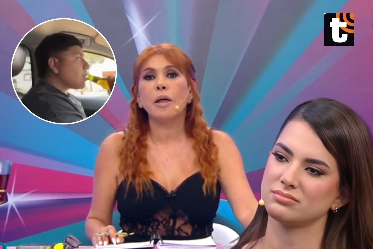Magaly criticó a Macarius por beber cerveza mientras maneja.