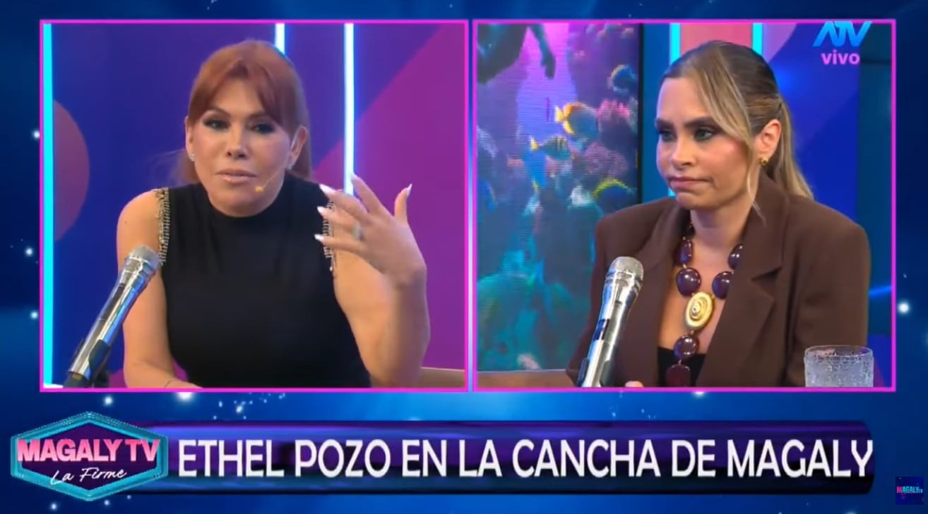 Magaly consuela a Ethel Pozo tras verla quebrarse.