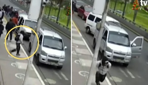 San Borja: Sicario dispara contra colectivero y todo queda grabado