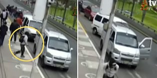 San Borja: Sicario dispara contra colectivero y todo queda grabado