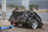 Costa Verde: Accidente en San Miguel deja auto partido en dos y una mujer fallecida | FUERTES IMÁGENES