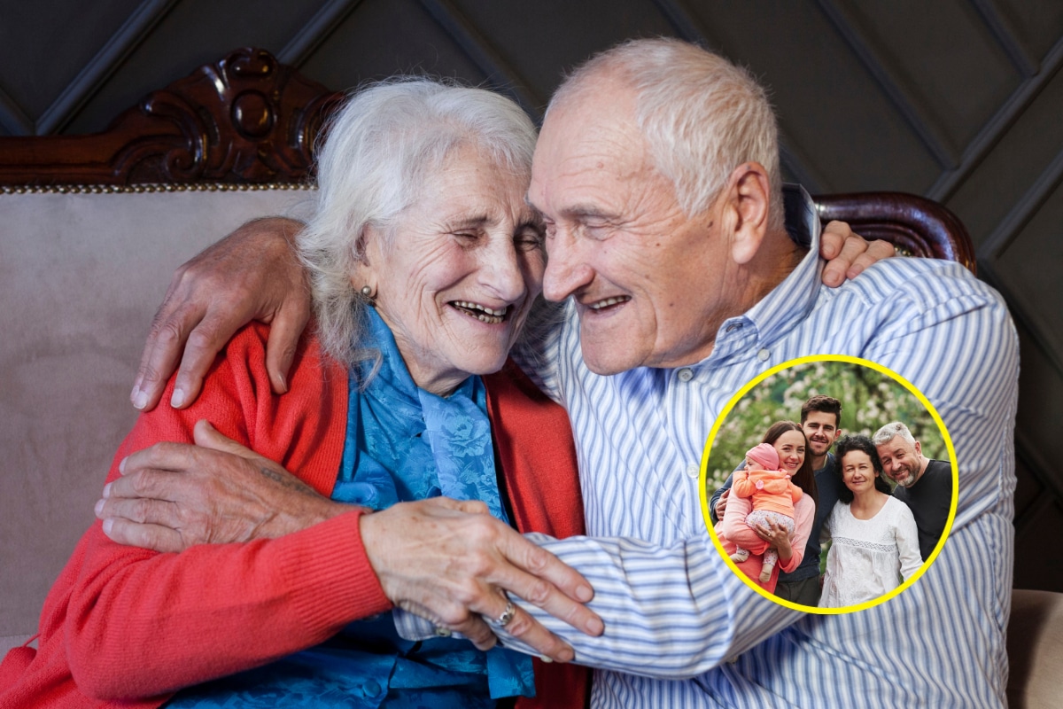 El apoyo y contención de la familia es clave en el bienestar mental del adulto mayor. Foto: Composición/Freepik.