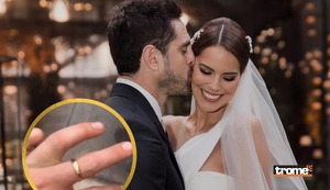 Valeria Piazza explica por qué su esposo, Pierre Cateriano, no usa su anillo en el dedo correcto