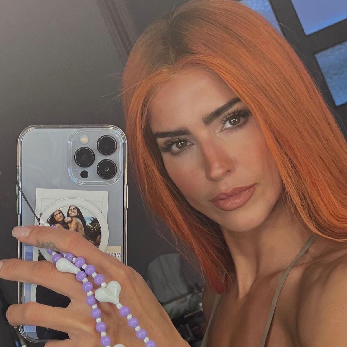 Su cabellera fue resaltado por sus fanáticos (Foto Bárbara de Regil)