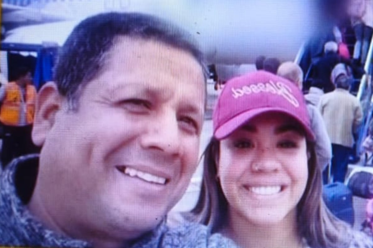 Mirella Paz y su padre