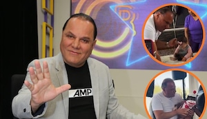 ‘Brad Pizza’ celebra Halloween junto a su novia Aixa y sus mellizos