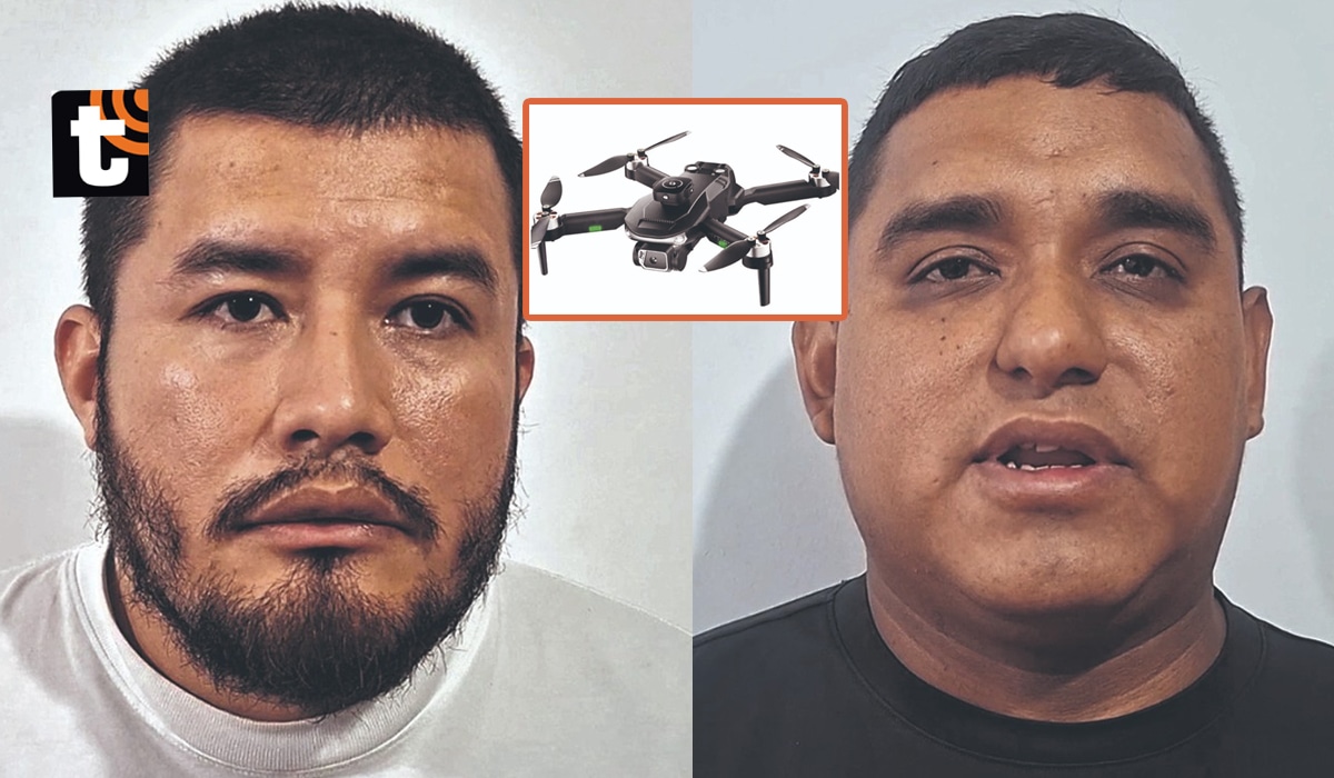 ‘Zopilote’ y 'Alf' fueron vigilados por aire durante días en su centro de operaciones.