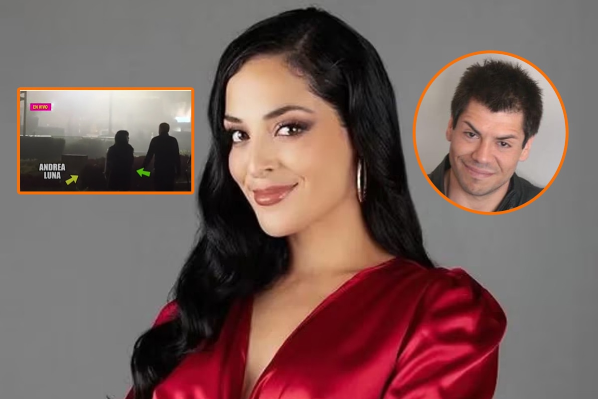Andrea Luna fue captada con un misterioso galán