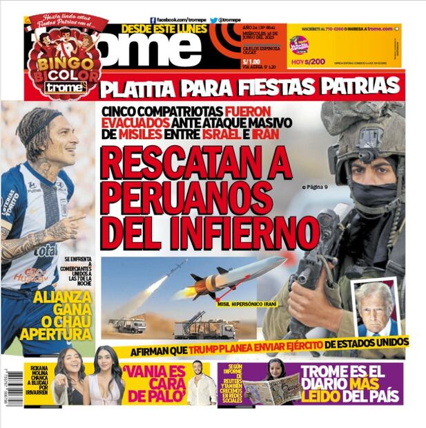 Portada Trome
