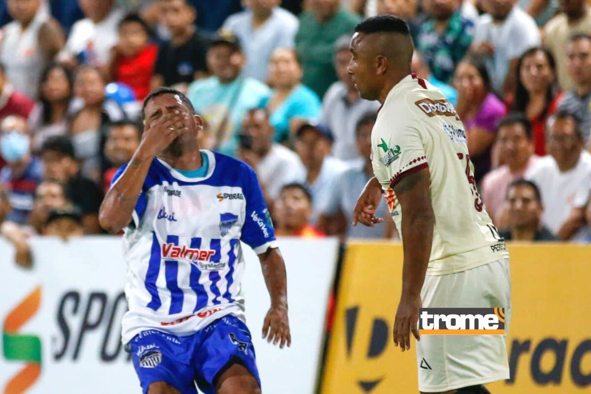 Reimond Manco se toma el rostro acusando golpe de Toñito (Foto: @movistardeportes)