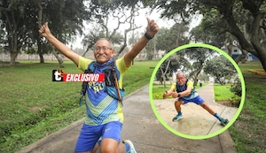 Abuelito de 78 años corre maratones de 42 kilómetros y se prepara para subir al Misti, en Arequipa