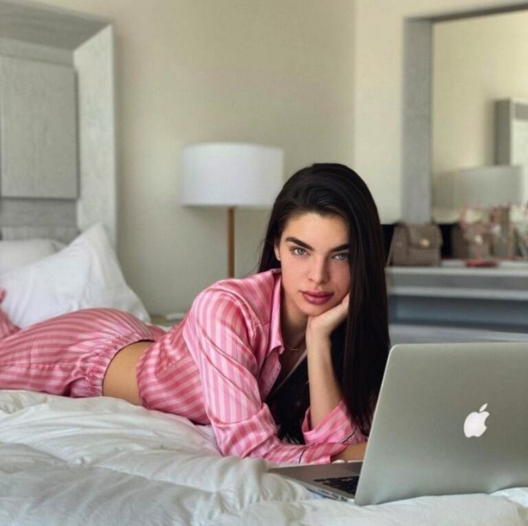 Nadia Ferreira en su departamento ubicado en la Ciudad de México (Foto: Nadia Ferreira / Instagram)