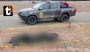 Terror en Lurín: dos cuerpos calcinados son arrojados en la entrada de urbanización
