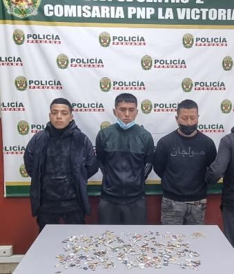 Exsereno de La Victoria y amigos fueron intervenidos con drogas en dos operativos.